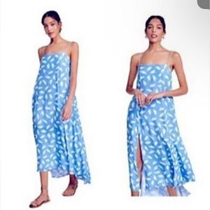 CAPULET women’s Anabella midi dress in ginkgo print sz S